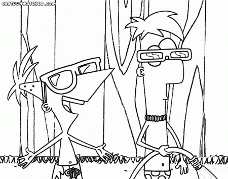 Phineas Ferb Coloring Pages