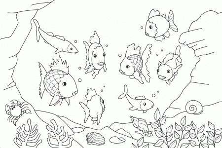 Fish Coloring Pages Kids Childrens Books Rainbow Id 69997 226246 
