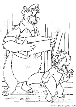 Coloring Pages Kit Knows Where To Go (Cartoons > Tale Spin) - free 