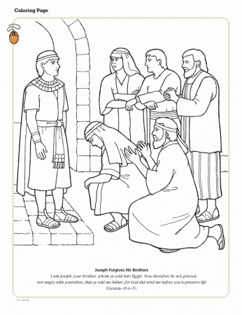 Bible Coloring Pages Kids Forgiveness