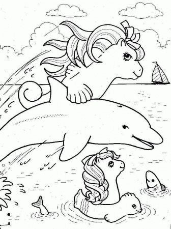 Free Cartoon My Little Pony Colouring Pages For Preschool #
