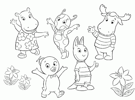 Free Printable Backyardigans Coloring Pages For Kids