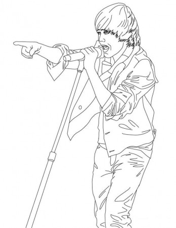 Justin Bieber Coloring Pages - Free Printable Coloring Pages 