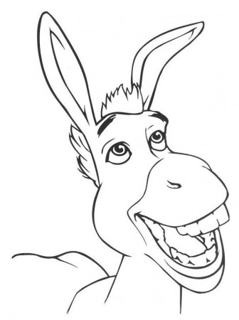 Coloring Donkey | Shrek