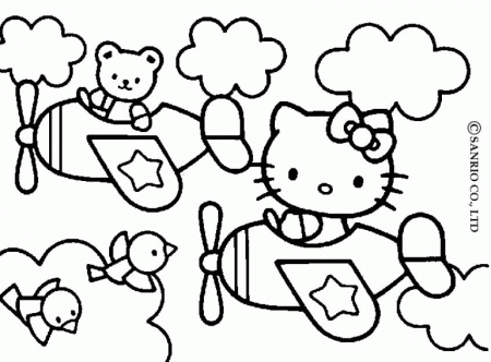 hello-kitty-and-friends | Kids Cute Coloring Pages