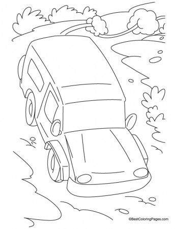Slope road coloring page | Download Free Slope road coloring page 
