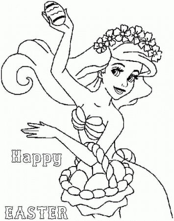 Colouring Pages Easter Disney Printable For Preschool - #