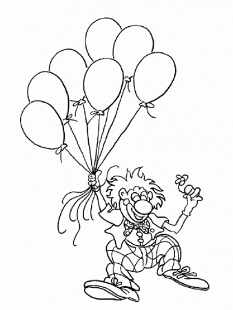 Clown Coloring Pages Coloring Pages To Print 130085 Clown Coloring 