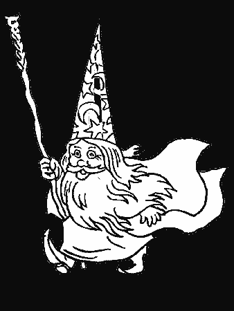 Wizard 7 Fantasy Coloring Pages & Coloring Book