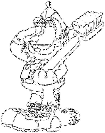 Coloring Page - Garfield coloring pages 12