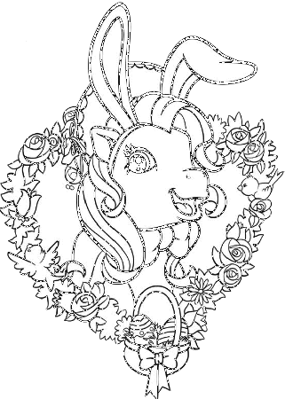 pony christmas Colouring Pages