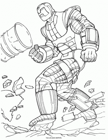 Coloring Page - Iron man coloring pages 20