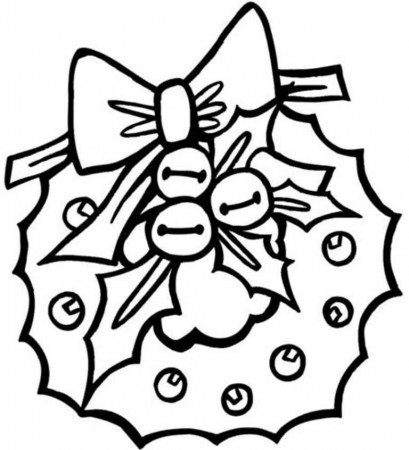 Download Preschool Wreath Free Coloring Pages For Christmas Or 