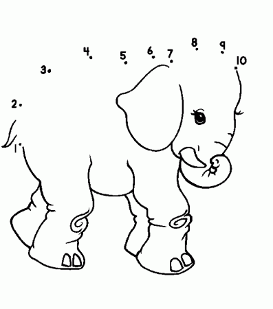 Elephants coloring pages