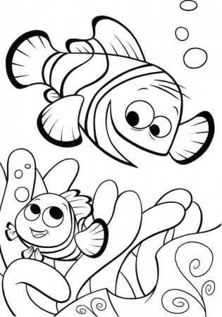 Finding Nemo Printable Coloring Pages #3 | Extra Coloring Page