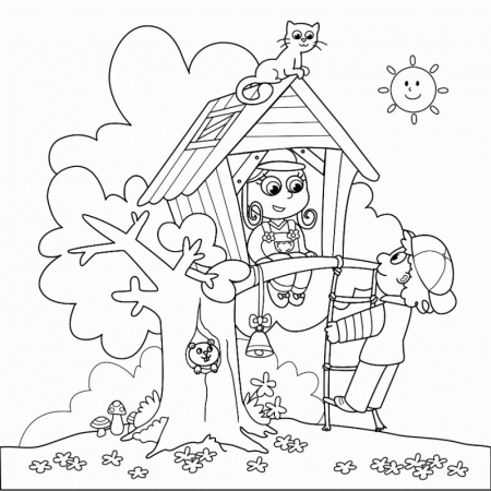 Printable Summer Coloring Pages Children - Kids Colouring Pages