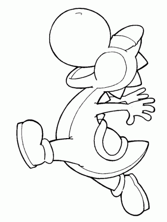 Coloring To Print Famous Characters Nintendo Yoshi Number 426601 