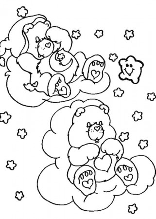 Love Care Bear Coloring Pages Images & Pictures - Becuo