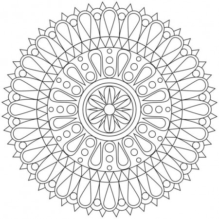 Mandala Coloring Pages | Counseling-Art Therapy