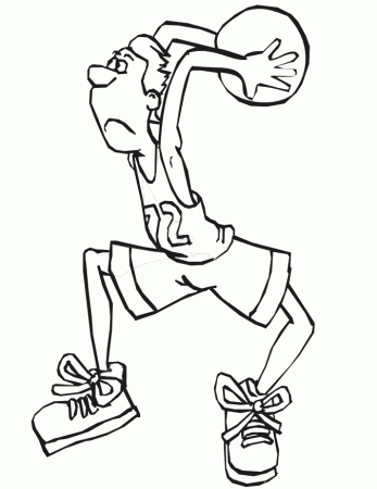 Basketball-player-coloring-pages-9 | Free Coloring Page Site