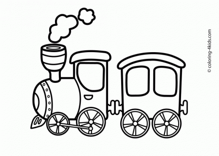 Printable Transportation Train Coloring Pages For Preschool 237664 