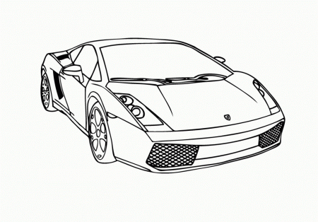 Race Car Coloring Pages For Kids - Free Coloring Pages For 