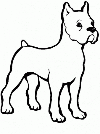 dog cartoon Colouring Pages (page 3)