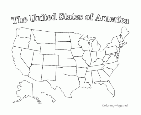 United States Map - Printable | School stuff for the kids