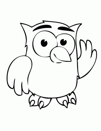 Download Cute Cartoon Owl Coloring Pages Or Print Cute Cartoon Owl 