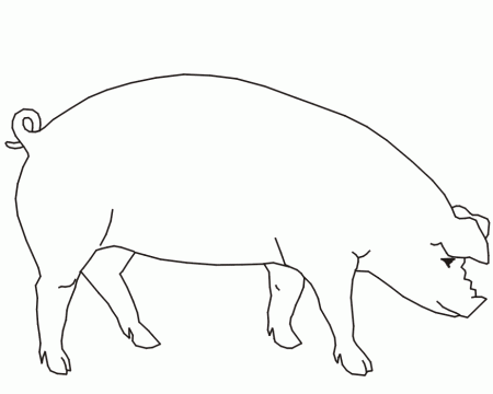 Pigs Coloring Pages 6 | Free Printable Coloring Pages