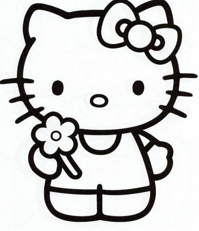 Hello Kitty Coloring Pages Free | The Coloring Pages