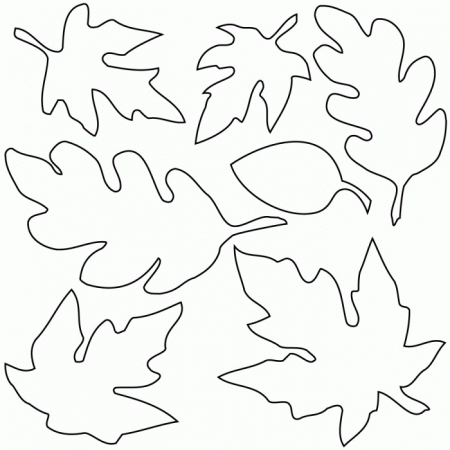 Autumn Leaves Coloring Page For Kids | 99coloring.com