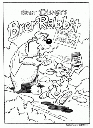 Brer rabbit Colouring Pages
