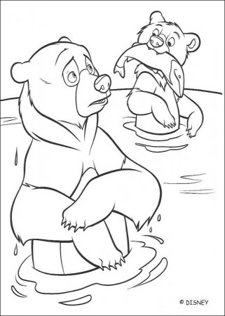 brother bear coloring book pages - Quoteko.