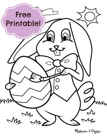 Easter Bunny Printable for Kids - Melissa & Doug Blog