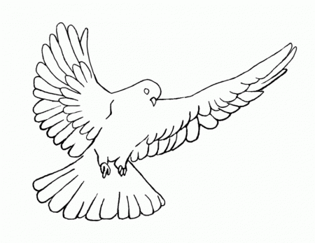 Holy Spirit Dove Pentecost Coloring Page Crossmap Christian 90120 