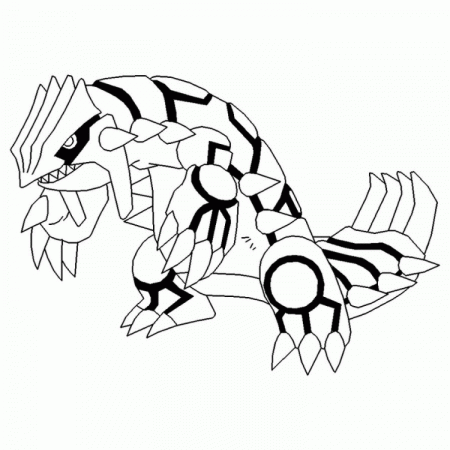 pokemon.rgroudon Colouring Pages