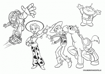 Buzz Lightyear Coloring Page - Free Coloring Pages For KidsFree 