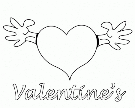 Cute Valentine Love Coloring Pictures - Valentine's Day Coloring 