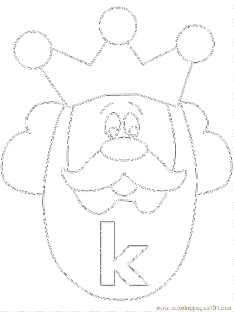 Coloring Pages K Coloring Pages (Education > Alphabets) - free 