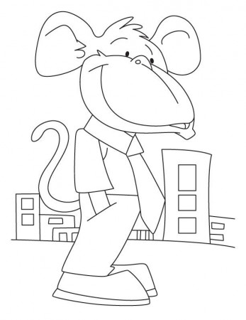 Capuchin monkey coloring pages | Download Free Capuchin monkey 