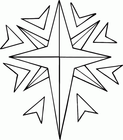 a cool star Colouring Pages