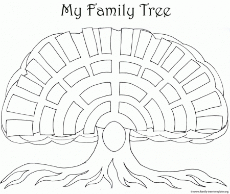 A Printable Blank Family Tree To Make Your Kids Genealogy Chart 