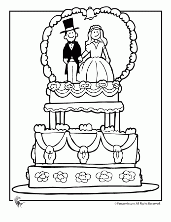 Bride And Groom Coloring Pages | wedding Pictures