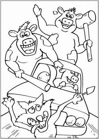 Barnyard Coloring Pages 449 | Free Printable Coloring Pages