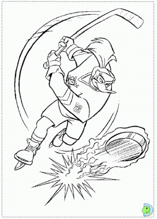 Mighty Ducks Coloring page- DinoKids.