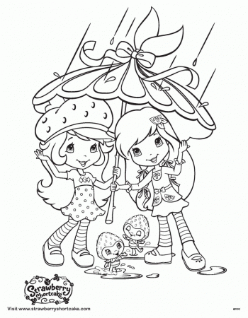 strawberry shortcake Colouring Pages (page 3)