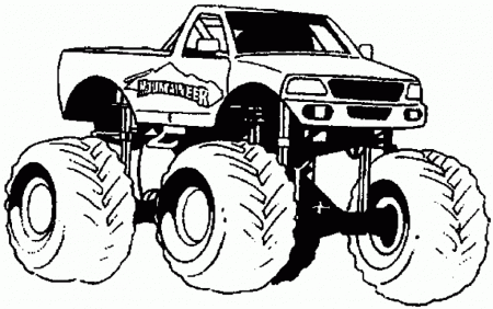 Monster Truck Coloring Book 457 Pics To Color 291315 Truck 