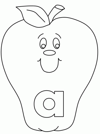 A Alphabet Coloring Page | HelloColoring.com | Coloring Pages