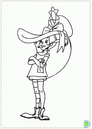 Pippi Longstocking Coloring pages for kids
